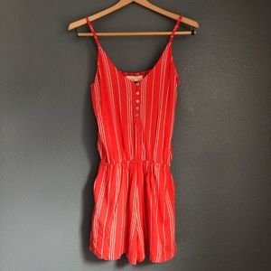 BEACHGOLD Romper Sz Sm Red/Orange